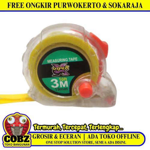 3 M / VIPER Meteran Alat Ukur Tukang Bangunan Measuring Tape