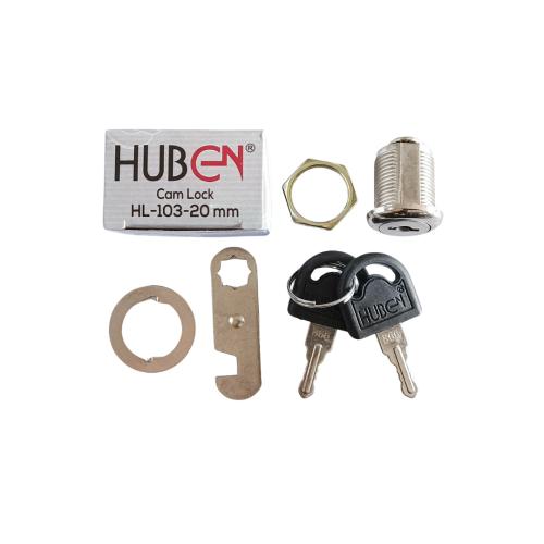 19 MM x 20 MM / HUBEN Kunci Laci Lemari Loker Kait Cam Lock Tanggung Set