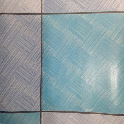 120 CM x 15 M / NANYA CKA 001 815 Karpet Perlak Lantai Meja Vinyl PVC Biru Roll