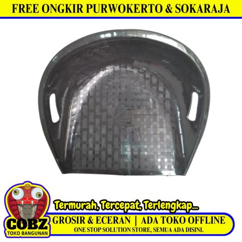 GOLDEN OX Pengky Serokan Sekop Pasir Kerikil Material PVC Hitam