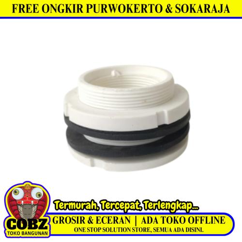 2 IN / COBZ Mur Torrent Ring Drat Tandon Tangki Air Plastik PVC