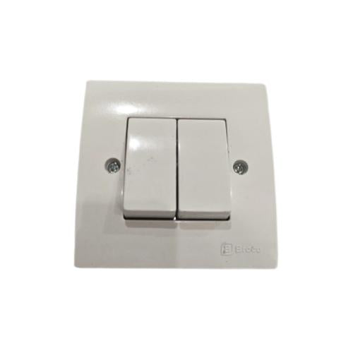 BROCO NG NEURAY Saklar Ganda Double Seri 2 Gang Tanam IB Inbow Putih