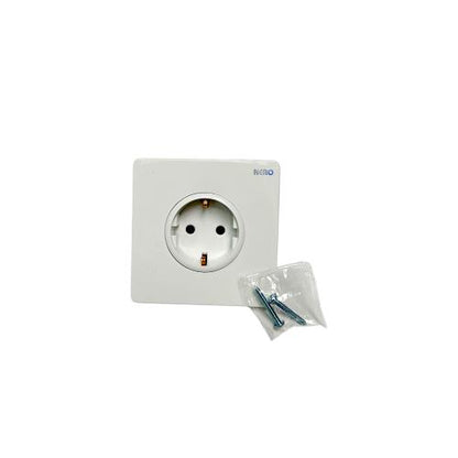 1 LUBANG / NERO X2 Stop Kontak Tanam IB Inbow + Pengaman Warna