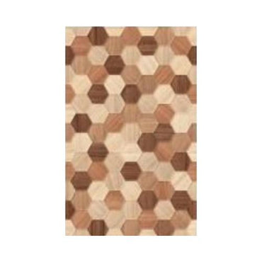 25 CM x 40 CM / ASIA TILE EPIC DECOR EMBOSSED Keramik Dinding Kamar Mandi Glossy Cream Dus