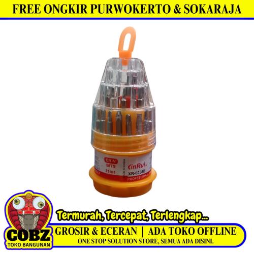 XINRUI XR - 6036 B Obeng Reparasi Jam HP Komputer Kacamata 29 Pcs Set
