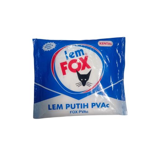 600 GR / FOX Lem Putih PVAc Untuk Kayu Kertas Campuran Plamir