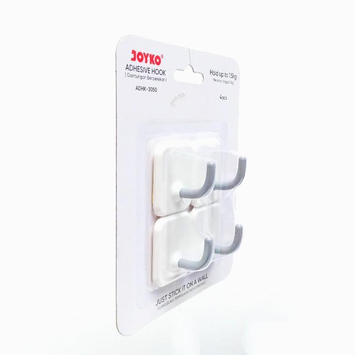 JOYKO ADHK-3050 Kapstok Cantel Gantungan Baju Dinding Mini PVC Set