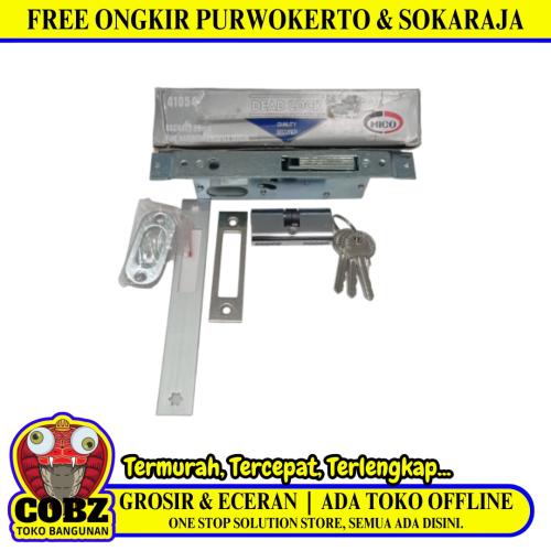 MICO 41055 Slot Body Kunci Pintu Geser Aluminium Sliding Door Set