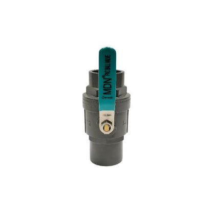 1 IN / MDN Stop Kran Polos Ball Valve Engkol Plastik PVC