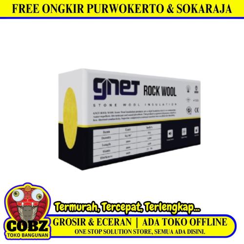 50 MM x 60 CM x 120 CM / GNET D 60 Rock Woll Density 60 Kg Peredam Suara Box