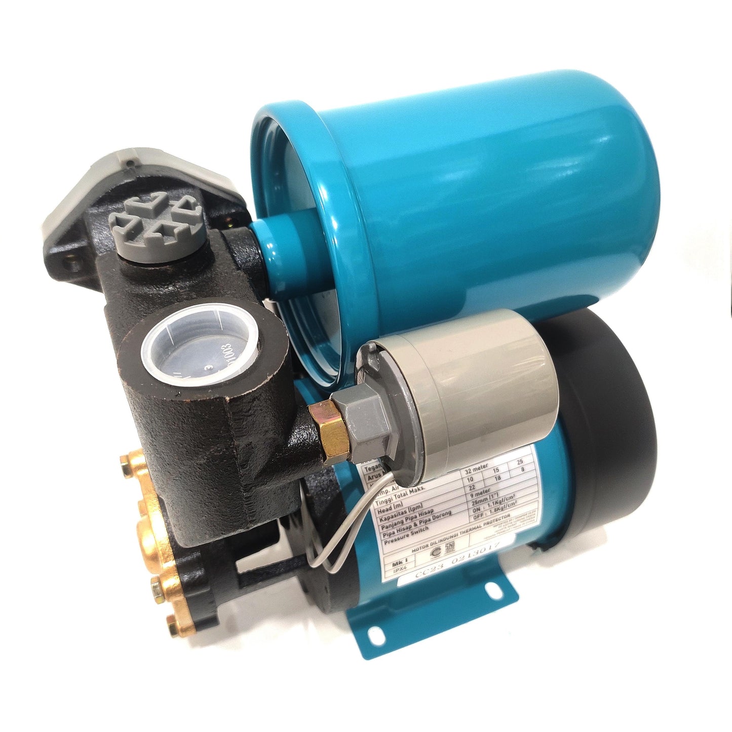 WASSER PW 129EA Pompa Air Sumur Dangkal Semi Jet Pump Otomatis Set