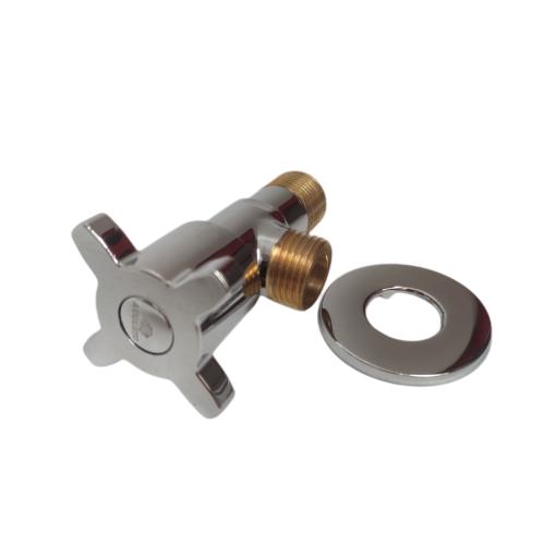 1/2 IN / AUGUSTO AB 47 Stop Kran Air Shower Kloset Monoblok Stainless