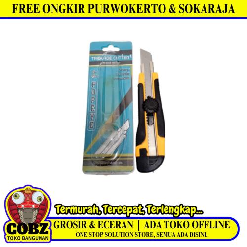 VICO Pisau Cutter Pemotong Kertas Utility Heavy Duty Blade Besar