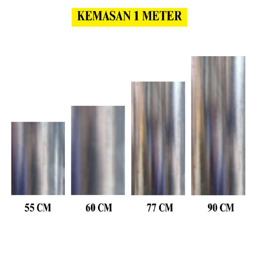 0.2 MM / TM Seng Talang Air Plat Atap Gerobak Biasa Meter