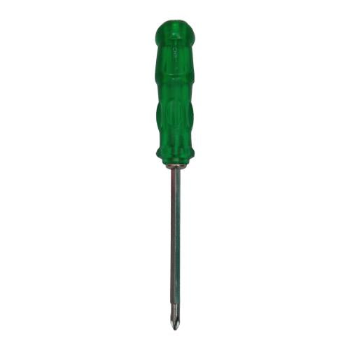4 IN / CHROME Obeng Screwdriver Two Way Bolak Balik Plus Minus 2 In 1 Gagang Fiber