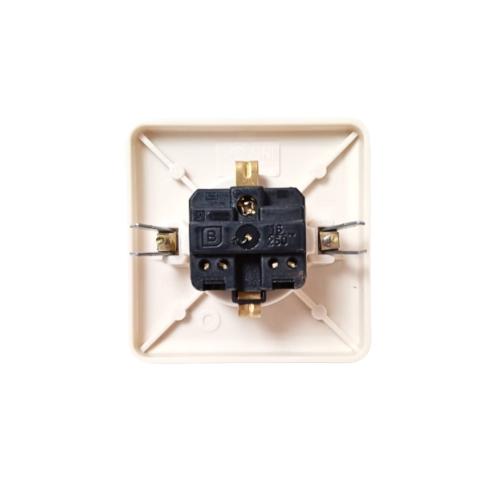 1 LUBANG / BROCO Stop Kontak Terminal Arde Tanam IB Inbow Putih