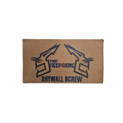 #6 X 1 1/2 IN / TWO TIGER KING Sekrup Gypsum Screw Plafon Board GRC Hitam Dus