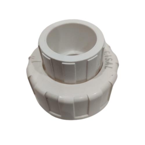 1 IN / CISAL Water Mur Moor Polos Union Socket PVC Plastik Pcs