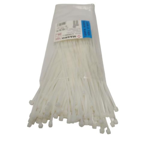 2.5 MM x 200 MM / MASKO Kabel Cable Ties Tali Ripet 22 CM Putih Pack