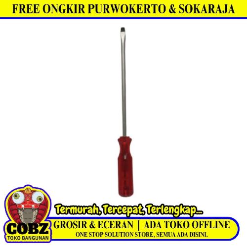 8 INCH / CAMEL Obeng Screwdriver One Way Minus Gagang Fiber