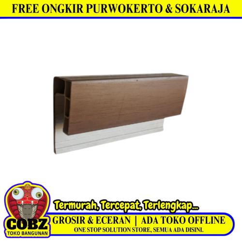 3 CM x 4 M / SHUNDA PLAFON LS.302-6 List Profil U Plafon U PVC Batang