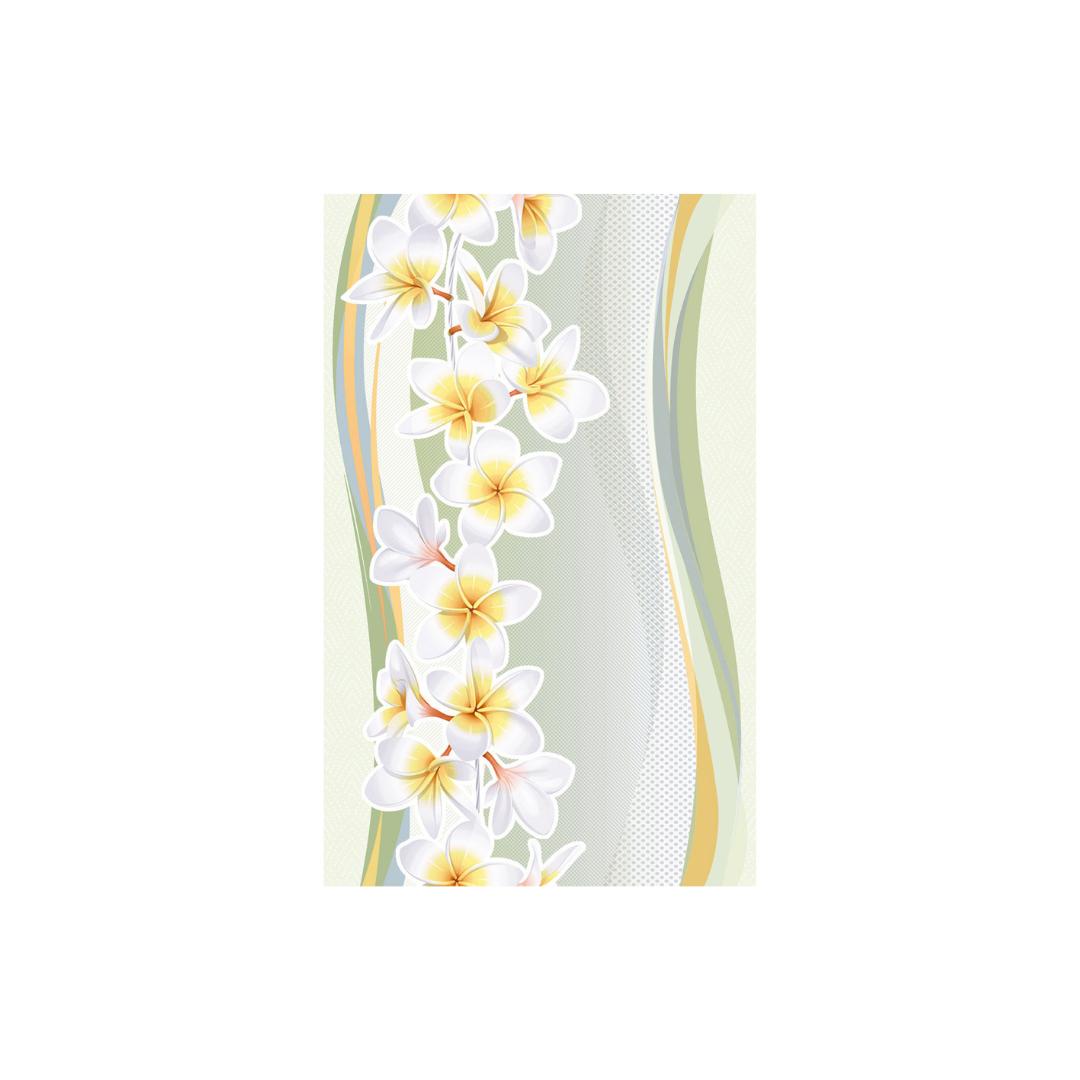 25 CM x 40 CM / UNO PRIMEROSE Keramik Dinding Kamar Mandi Glossy Green Dus