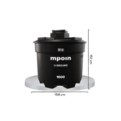 1600 L / MPOIN + U - GROUND UG 1600 Water Torrent Tangki Tandon Air PVC Sand + Acc Set