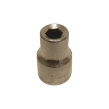 6 PT x 1/2 IN x 8 MM / TM Mata Kunci Sok Shock Socket Chrome