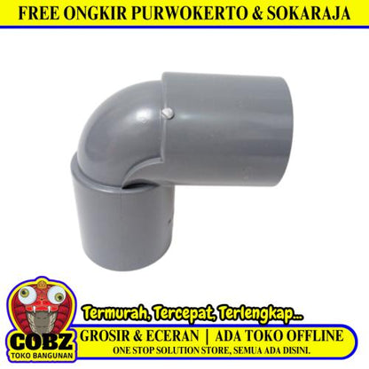 2 IN / RUCIKA AW Elbow Knee Keni L Sambungan Fitting Pipa Pvc
