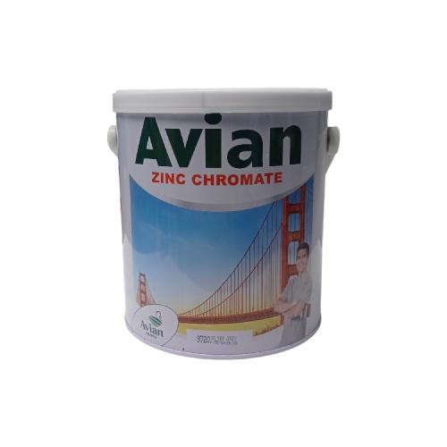 5 KG / AVIAN Cat Dasar Meni Besi Anti Karat Zinc Chromate Primer Kaleng