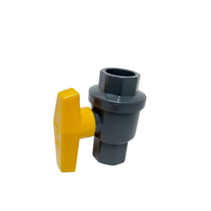 3/4 IN / ONDA Stop Kran Polos Ball Valve Engkol Plastik PVC