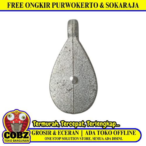 1 1/2 IN / COBZ Cantel Kerekan Katrol Burung Timba Sumur Besi Silver