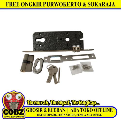 AMANI 8450 Slot Body Kunci Pintu Dorong Besar Set