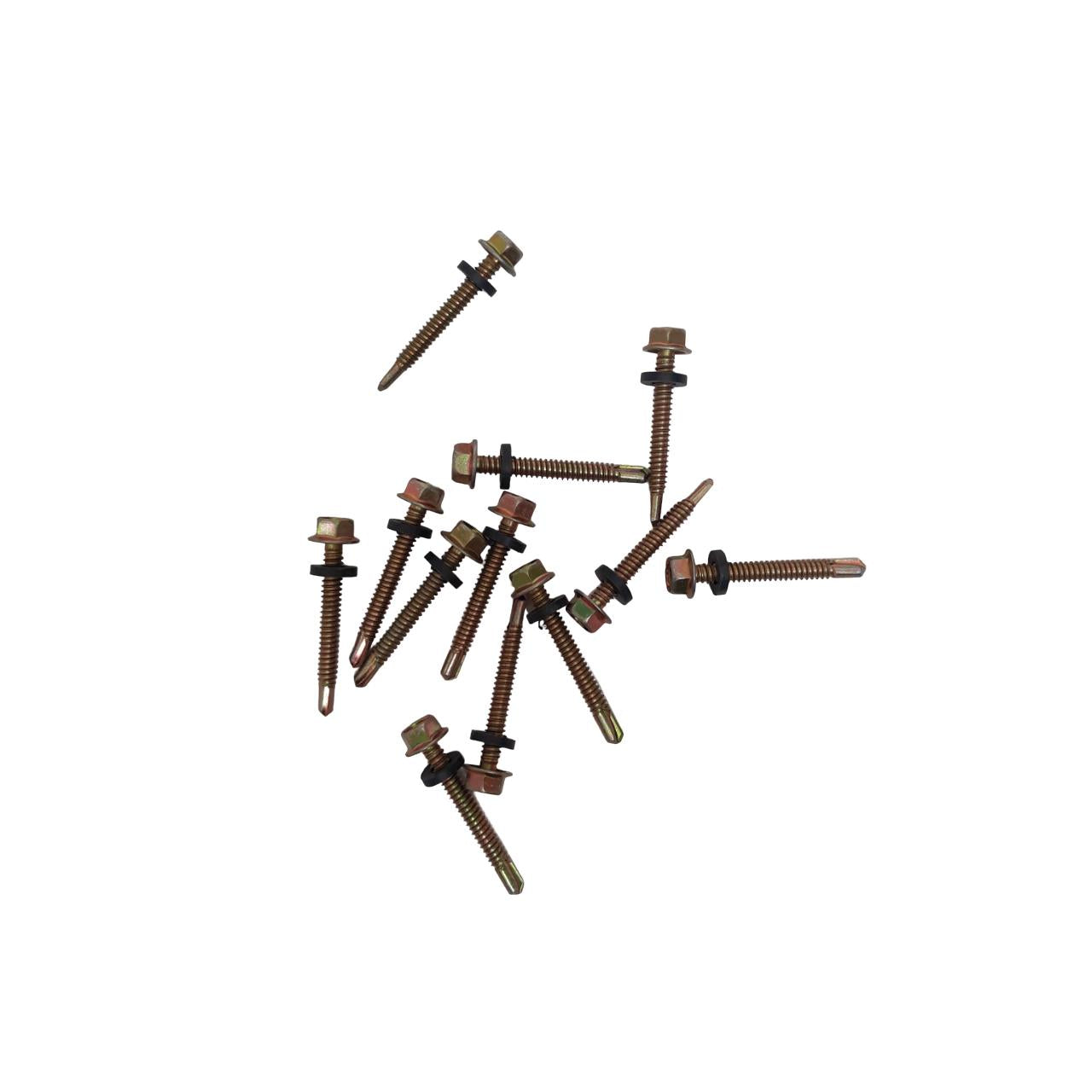 #12 x 40 MM / CAB Roofing Baut Sekrup Atap Baja Ringan Kuning Dus