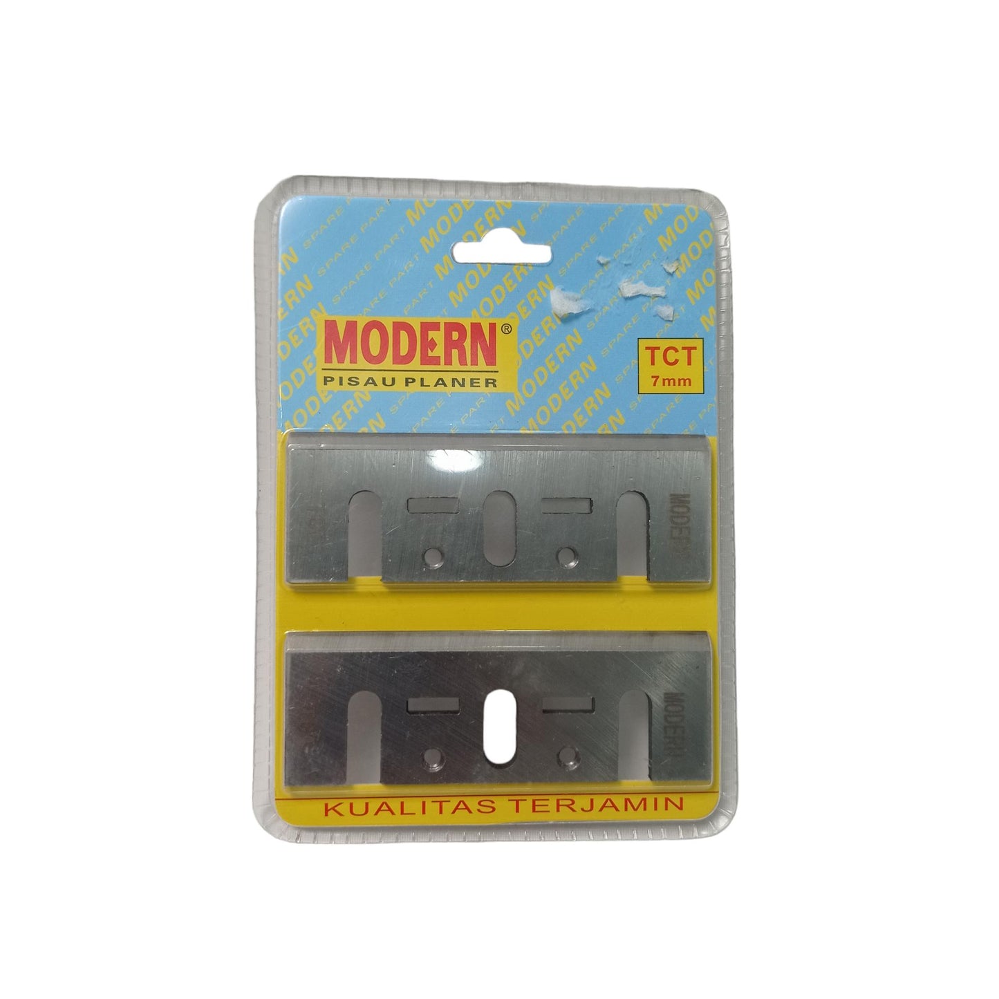 7 MM X 82 MM /MODERN Mata Ketam Sugu Mesin Serut Kayu Planer Blade Set