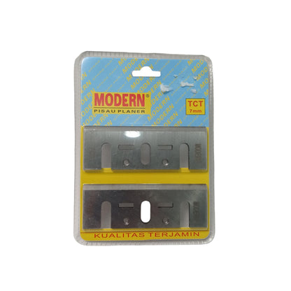 7 MM X 82 MM /MODERN Mata Ketam Sugu Mesin Serut Kayu Planer Blade Set