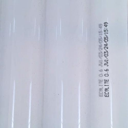 0.6 MM x 80 CM x 210 CM / ECOLITE Seng Gelombang UV Transparan Lembar