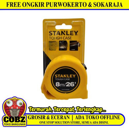 8 M / STANLEY Meteran Alat Ukur Tukang Bangunan Measuring Tape