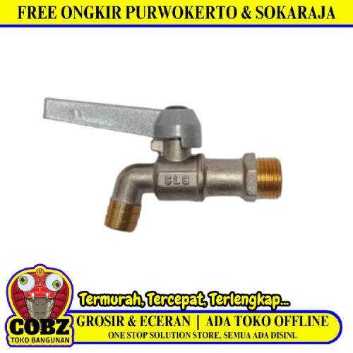 1/2 / SOLIGEN A08 Kran Air Tembok Taman Bola Ball Valve Stainless
