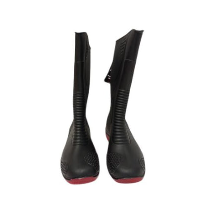 NO 42 / AP Moto Sepatu Boot Kebun Pabrik Proyek Safety Karet Hitam Set