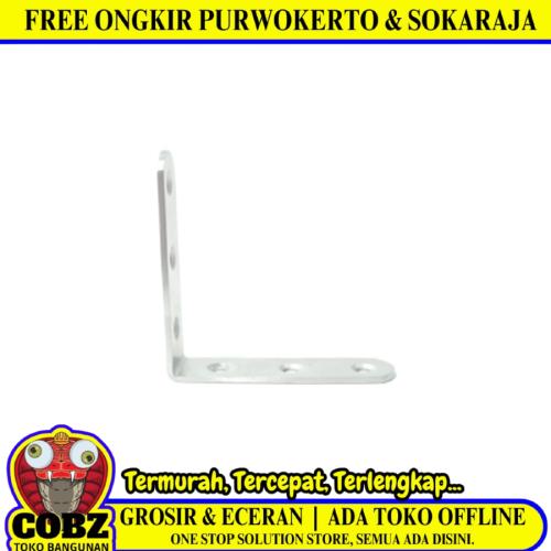 8 CM × 8 CM / TM Siku Rak L Shelf Brackets Penyangga Stainless