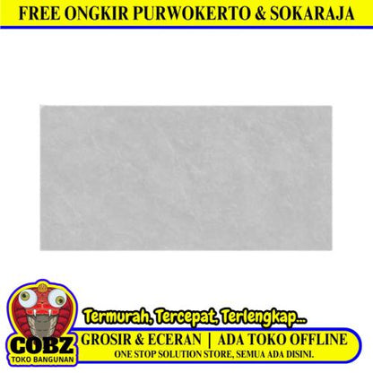 90 CM x 180 CM / SERENITY NAPA GREY Granit Lantai Rumah Glossy Dus