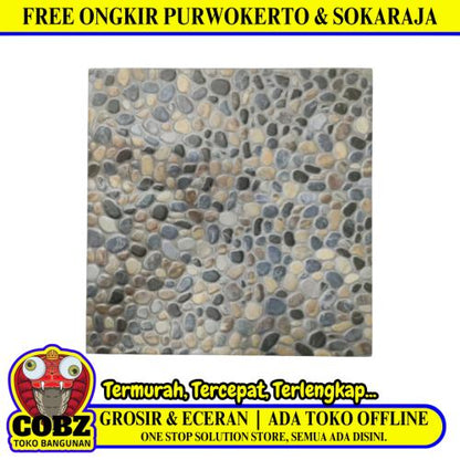 40 CM x 40 CM / SUN POWER 4509 Keramik Lantai Teras Garasi Matte Grey Dus