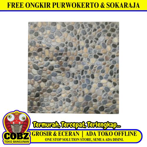 40 CM x 40 CM / SUN POWER 4509 Keramik Lantai Teras Garasi Matte Grey Dus
