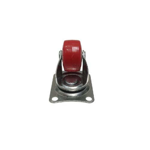 1 IN / TM Roda Hidup Trolly Non Rem Plat Nylon Merah