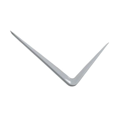 270 MM x 370 MM / TM Siku Rak L Shelf Brackets Penyangga Putih Tebal
