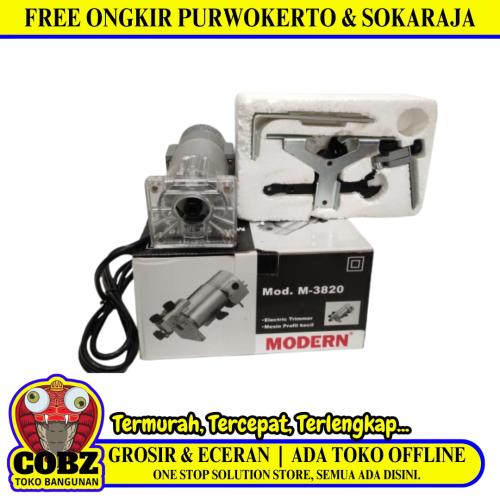 MODERN M-3820 Mesin Profil Router Trimmer Kabel Kecil Set