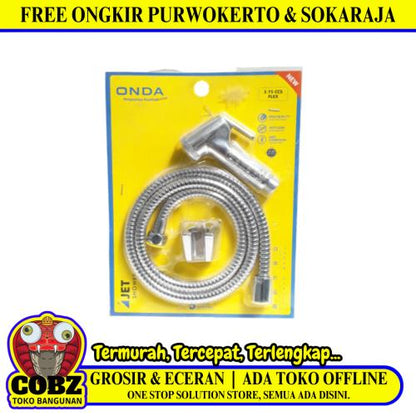 1/2 IN x 120 CM / ONDA S75 CCS Jet Shower Cebok Toilet Stainless Set