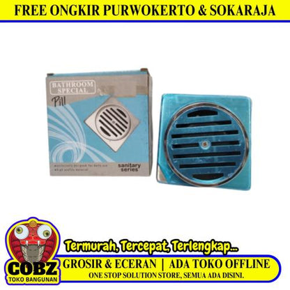 4 IN / COBZ Saringan Got Leher Panjang Floor Drain Stainless