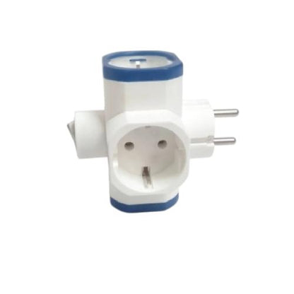 3 LUBANG / LOYAL Steker Stop Kontak Colokan Serbaguna 3 in 1 + Switch